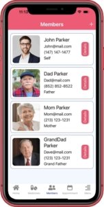 Pill-Time-for-Family; The best pill reminder app with multiple family members;