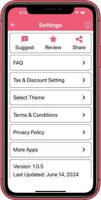 Calculator-Finance-Basic-Calculator++-Settings-screen (Custom)